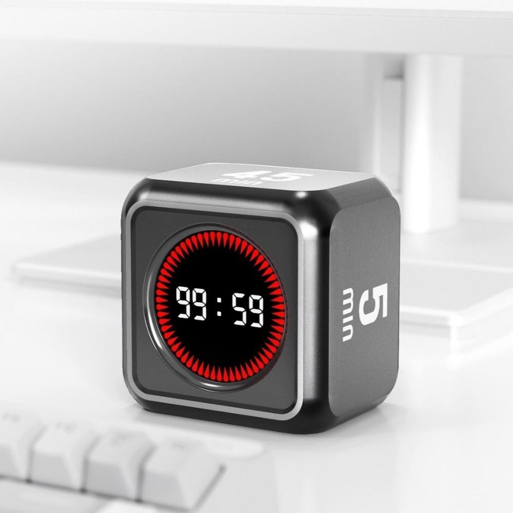 LED Display Gravity Sensing Timer 4 Preset Time Cube Timer Smart Countdown Timer  Study Timer