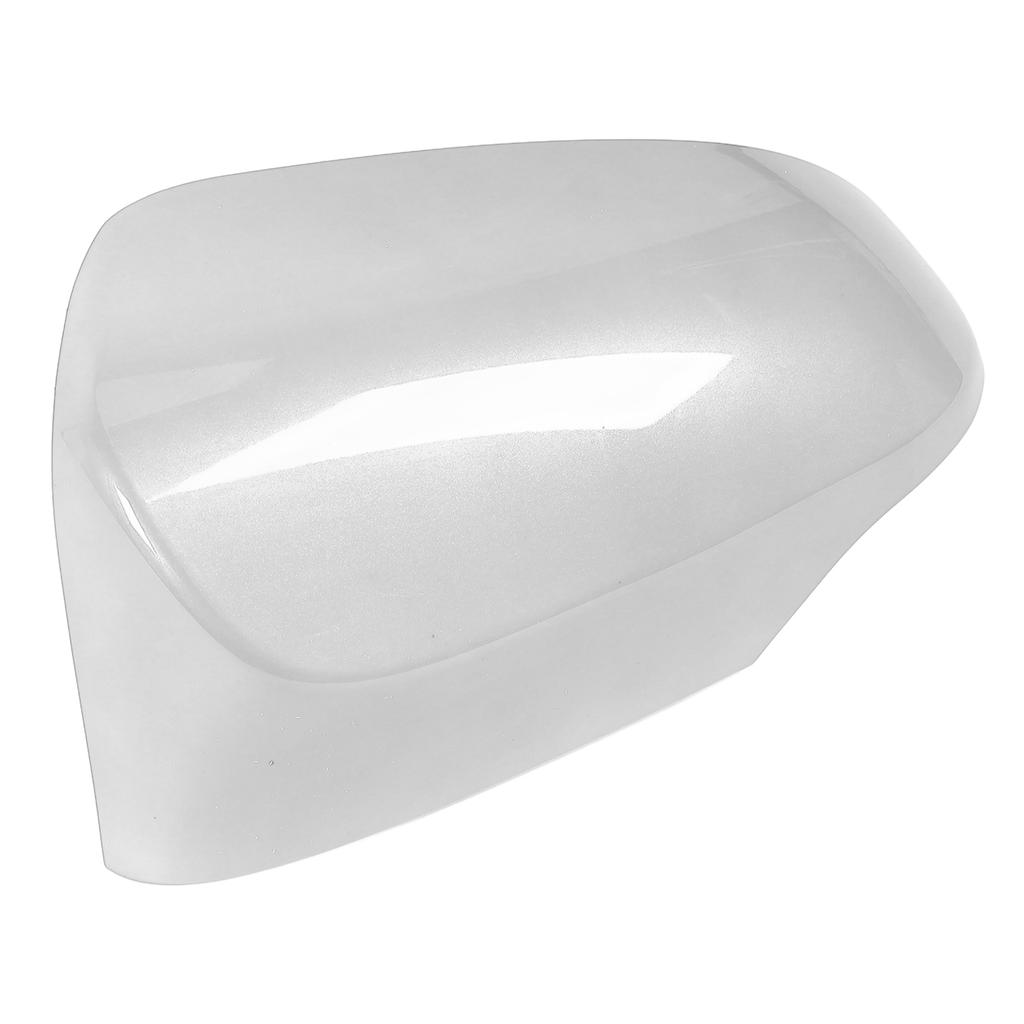 Door Side Mirror Caps Shockproof Scratch Resistant Rearview Wing Mirror Cover Replacement for Vehicle Silver Left:
