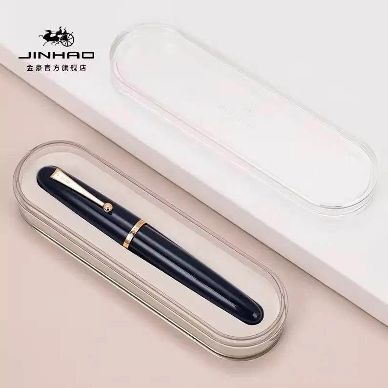 

Перьевая ручка Jinhao 9019 из смолы – перо #8 EF/F/M, конвертер для чернил большой емкости – ручка для плавного письма для студентов и любителей канцелярских товаров F синий