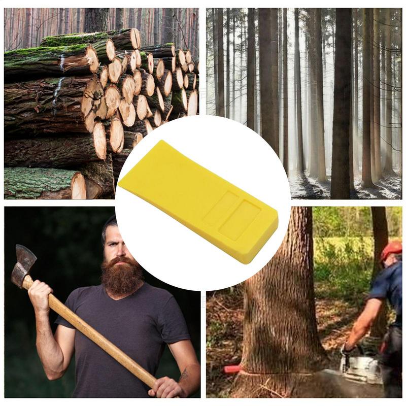 Spiked Tree Felling Wedge Portable Security Logging Tools Equipment Guide Reusable Logging Wedge Safety Chainsaw Accessories