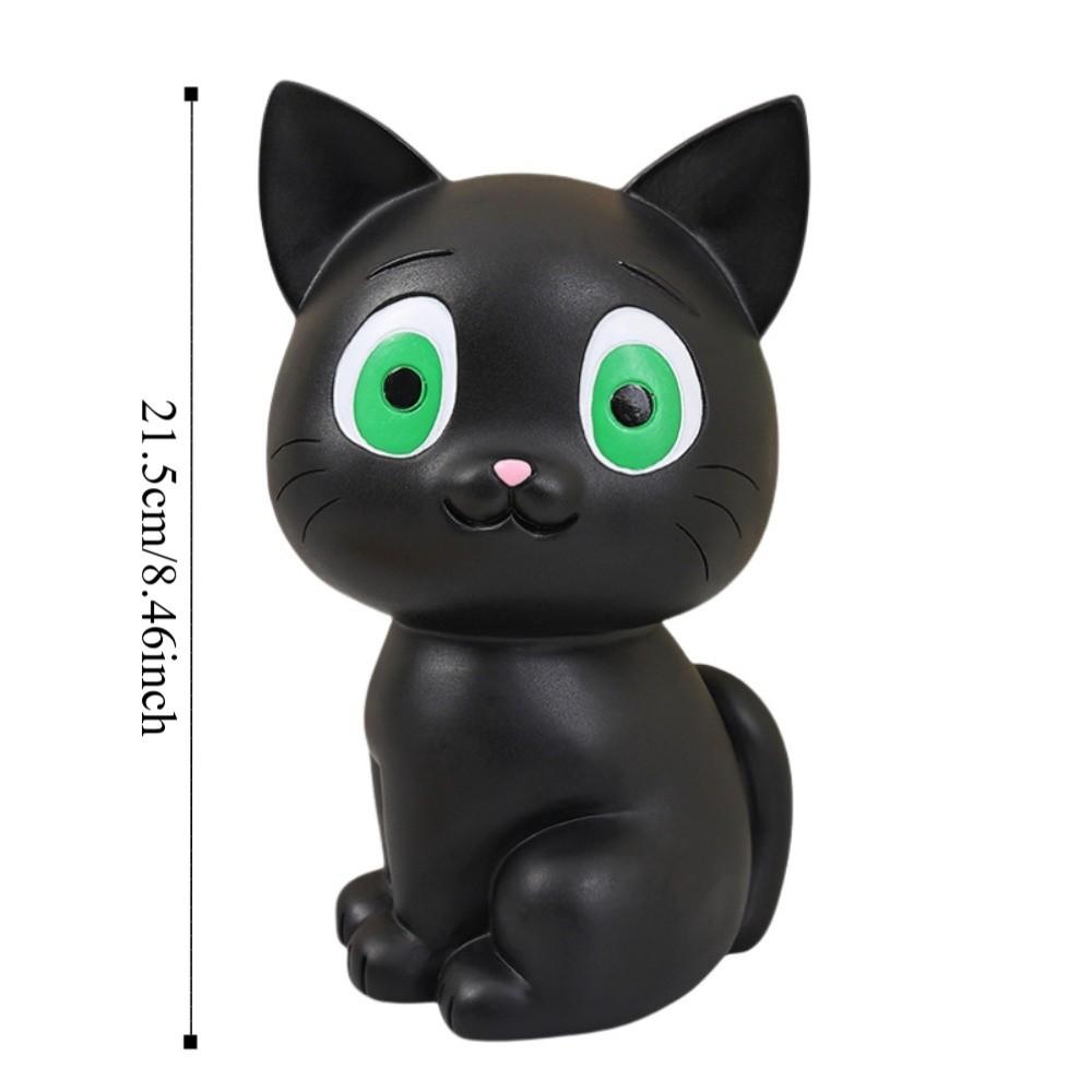 Anti Drop Cartoon Cat Money Boxes Decorative Cat Model Piggy Bank Home Decoration