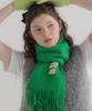 Laenilaeni Premium Pure Wool 100 Muffler [ Classic Green ] - Premium 100% Wool Muffler (M001Cg)