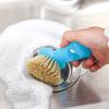 Abs Handle Pot Scrubber With Nylon Bristles For Easy Dishwashing And Cleaning