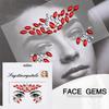 Eco-Friendly Masquerade Acrylic Face Diamond Stickers