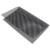 Food Grade NonStick Grid Sheet Multifunctional Barbecue Grid Mat for Barbecue Outdoor(Black 33x40cm )