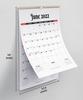 Inkdotpot Inkdotpot 16x12,5 Wandkalender – läuft bis Dezember 2023. Hängender Monatskalender mit Spiralbindung 2022–2023