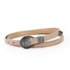 Pu Women's Fashionable Alloy Buckle Leather Formal Belt With Other Clothing Accessories