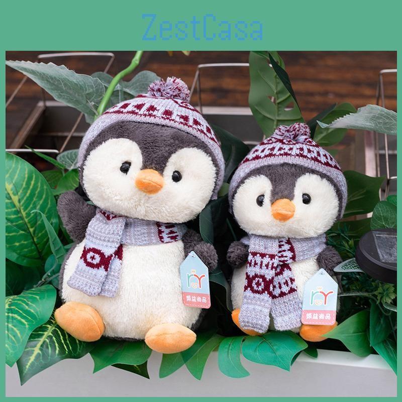 Scarf Plush Penguin Toys Children Cute Cartoon Birthday Holiday Dolls Gifts
