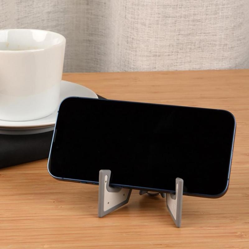 Portable Keychain Pendant Mobile Phone Tablet Holder Stand Creative-Keyring Lightweight Mini Desk Cellphone Support Rack