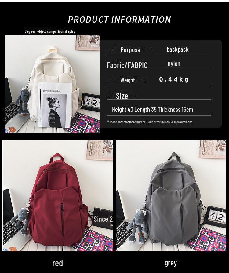 Pánský lehký módní batoh s velkou kapacitou pro vysokoškolské a středoškolské studenty