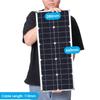 30W 18V Semi-Flexible Solar Panel Outdoor Solar Charging Panel USB Cell Phone Charger