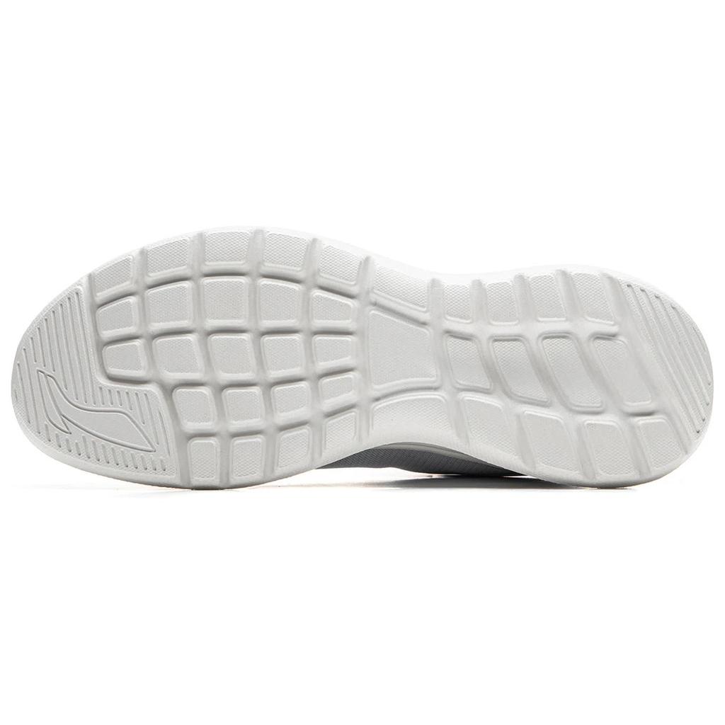 LiNing Lightweight Soft Rebound Casual Running Shoes Women Sneakers Light-Gray ARSU054-2