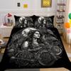 Beauty Skull Printed Comforter Cover Set Twin Size Polyester Bedspreads Man Fashion Design Duvet Cover Set