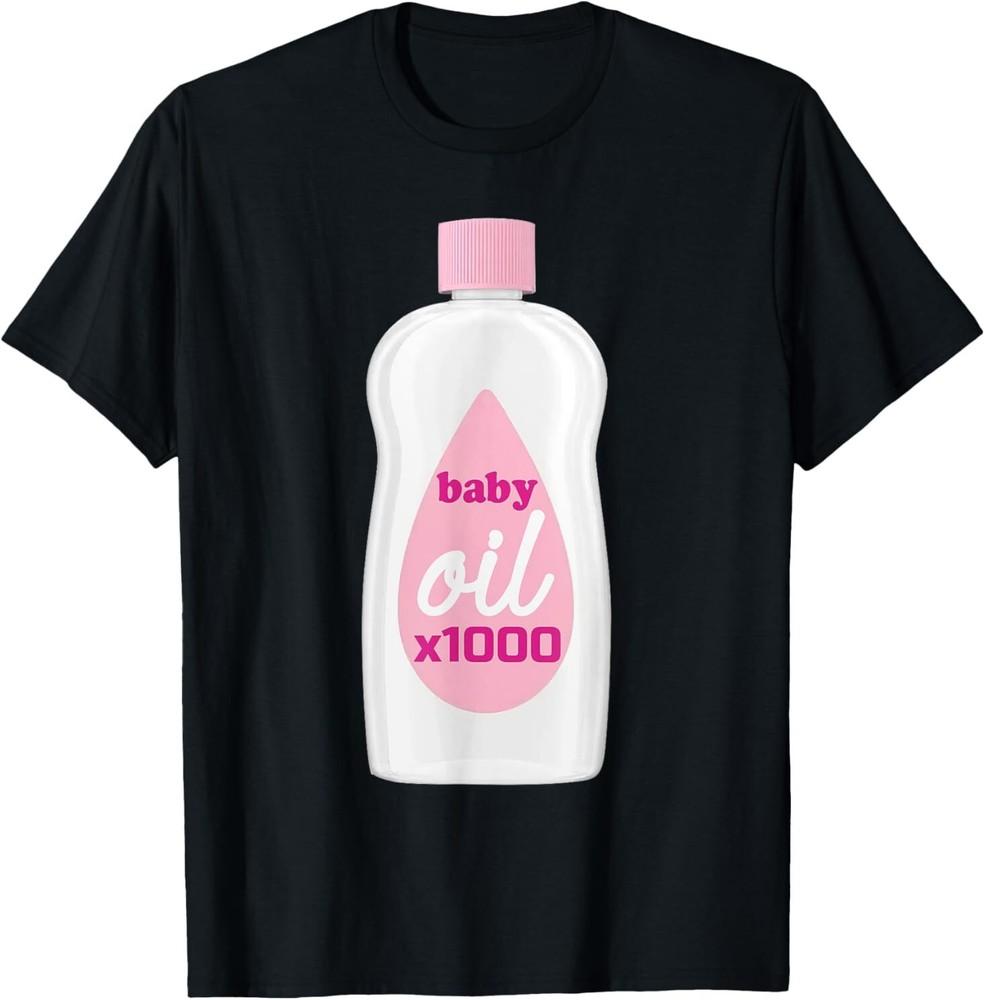 

Baby Oil Costume Funny Bottle for Halloween T-Shirt 2XL
