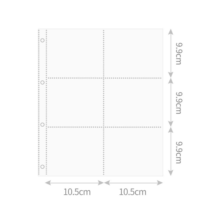Sweet Heart Cutout Binder A4 Macaron Gradient Card Album D-Ring Loose-Leaf Cute Photocard Holder for K-Pop Idol Photo Collection