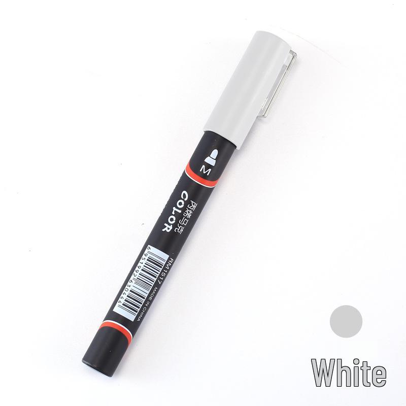 

Biaodian RM-1517 Acrylic Marker Pen Set - 12 Color Pigment Pens for DIY Graffiti and Hand-Painted Drawing