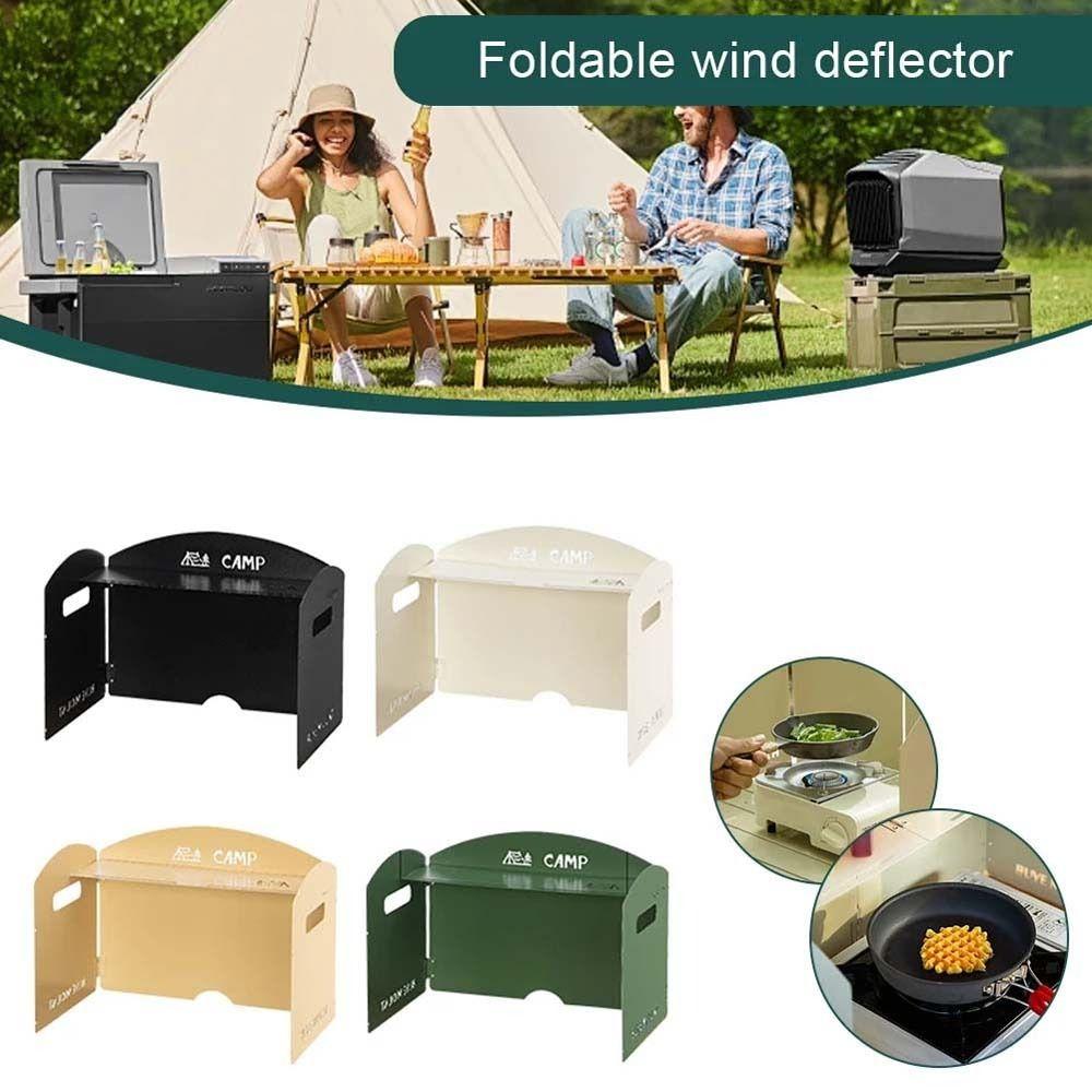 Compact Stove Wind Shield Windproof Cooker Wind Protection Tea Stove Cookware Windshield  Travel