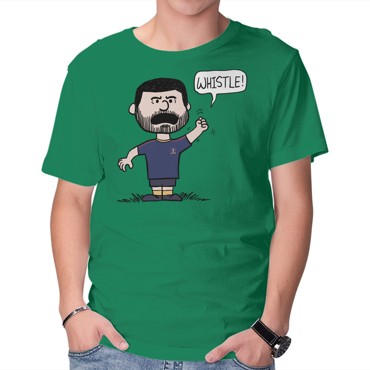 Unisex Crew Neck T-Shirt Good Grief Roy Kent Graphic Short Sleeve Casual Tee XS