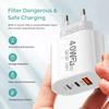 EU/US Plug 40W USB Type C Charger Dual PD Fast Charging Adapter For iPhone Samsung Xiaomi  Phone Quick Charge 3.0 Charger