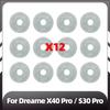 Compatible for Dreame X40 Ultra / X40 Pro / S30 Pro Ultra Robot Vacuum Parts Main Side Brush HEPA Filter Mop Pads Dust Bag Parts