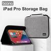 Boona Handtaschen-Hülle für iPad Pro 11 Zoll, Tasche, Schutzhülle, stoßfeste Tasche, Reißverschluss mit Halterung, Tablet-Laptop-Tasche, Aktentasche
