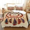 Dreamcatcher Bohemia Mandala Feathers Bedding Set Boys Girls Twin Queen Size Duvet Cover Pillowcase Bed Kids