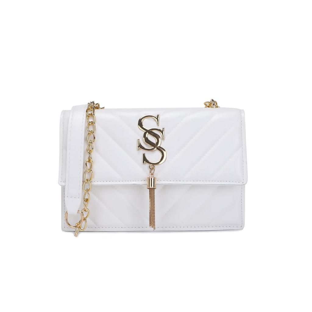 Stylish and simple shoulder bag, personalized chain, small square bag, popular satchel this year, new autumn models