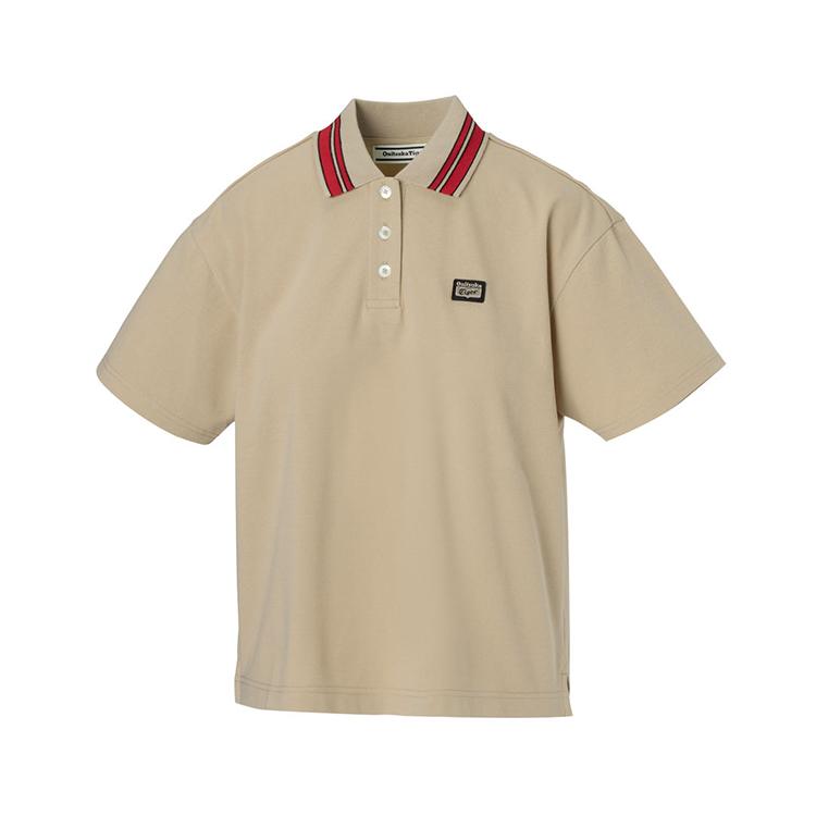 ONITSUKA TIGER Ws Shirt Fashion Personality Polo Women Tops 2182B481-250