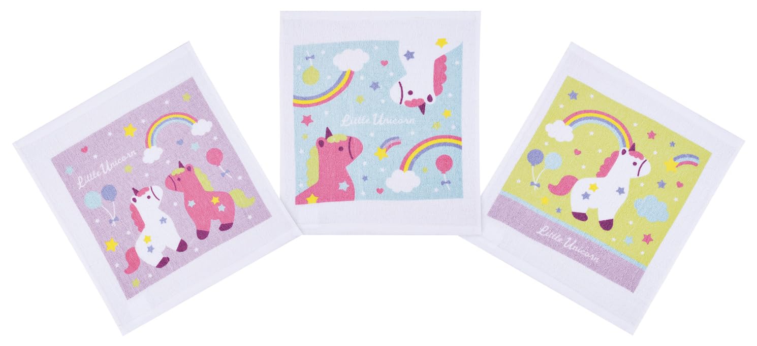 

Skater Oshibori Towels of Little Unicorn Girl (Set 3) OAC1T-A