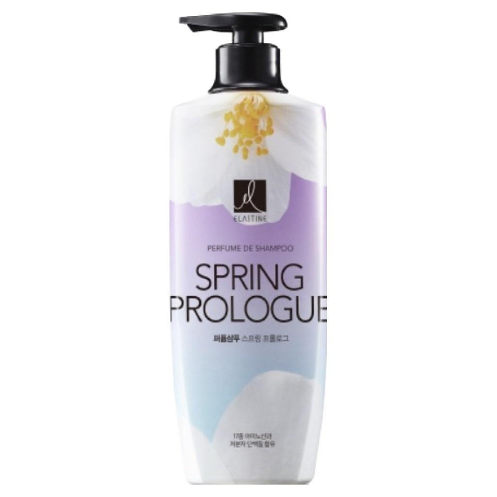 Elastin Perfume De Shampoo Spring Prologue Iris & Musk Scent 600ml 1 Pcs