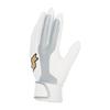 Used New [SSK] Single Band Gloves for Boys (both Hands) BG5019WF White X Silver (1095) JL