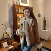 Maillard retro plush jacket women's winter fashion new thickened denim splicing cotton-padded clothes