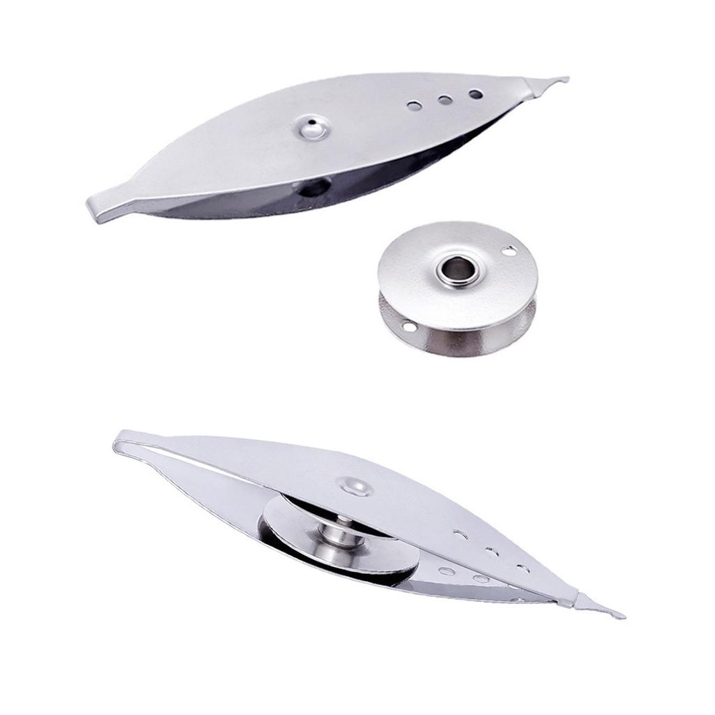 Pack Of 2 Durable Iron Nickel Plated Sewing Bobbins Compatible With Most Machines For Smooth Weaving