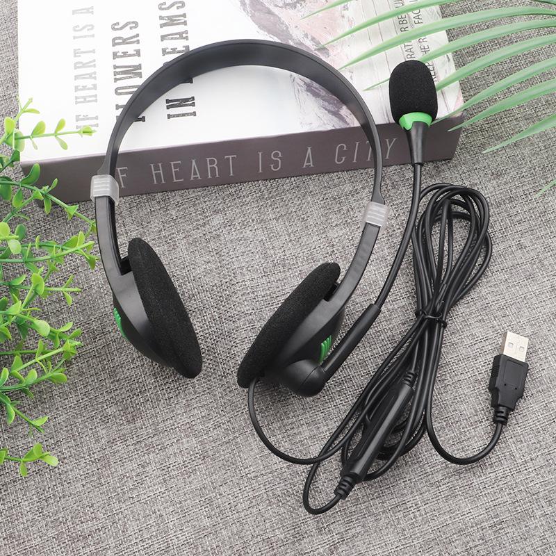 Universal USB Wired Over-Ear Gaming and Music Headset