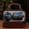 With Handle Portable Tea Set Cerc Material Premium Material Chinese Congou Tea Set One Pot Three Cups Tea Making Equipment