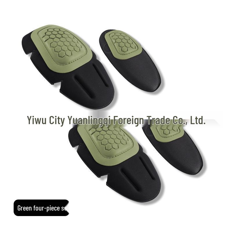 Outdoor Tactical Frog Suit: 4-Piece Set with Quick-Connect Knee & Elbow Pads for External Protection