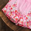 Children's Fashion Printed Halter Sleeveless Vest Casual Shorts Set,autumn Girls' Sweet  Set