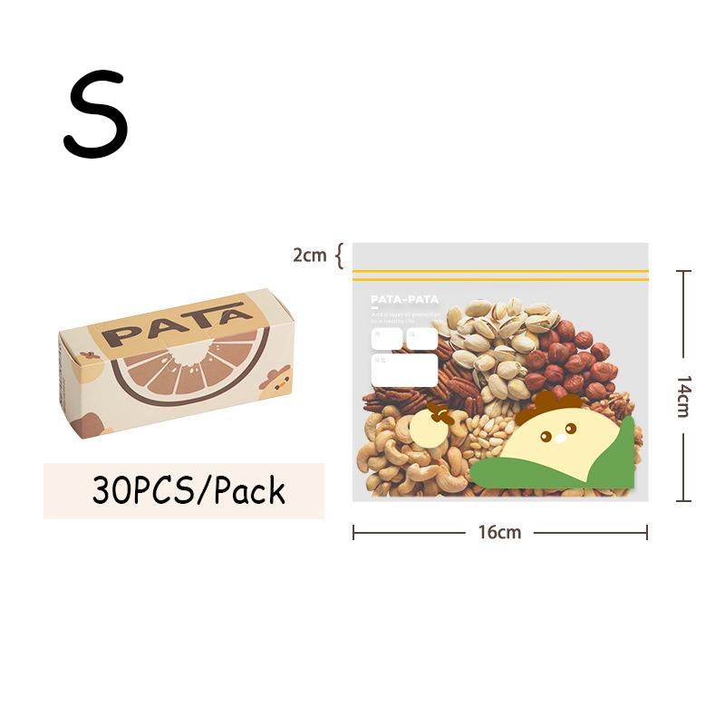 Reusable Zip Lock Bag Food Grade Transparent Storage Bag With Zipper Sealing Plastic Container Travel Freezer Camping Kitchen