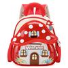 3D Molded Mushroom Cartoon Kids Backpack Toddlers 3-6 Years Old Lightweight School Bag With Padded Shoulder Straps