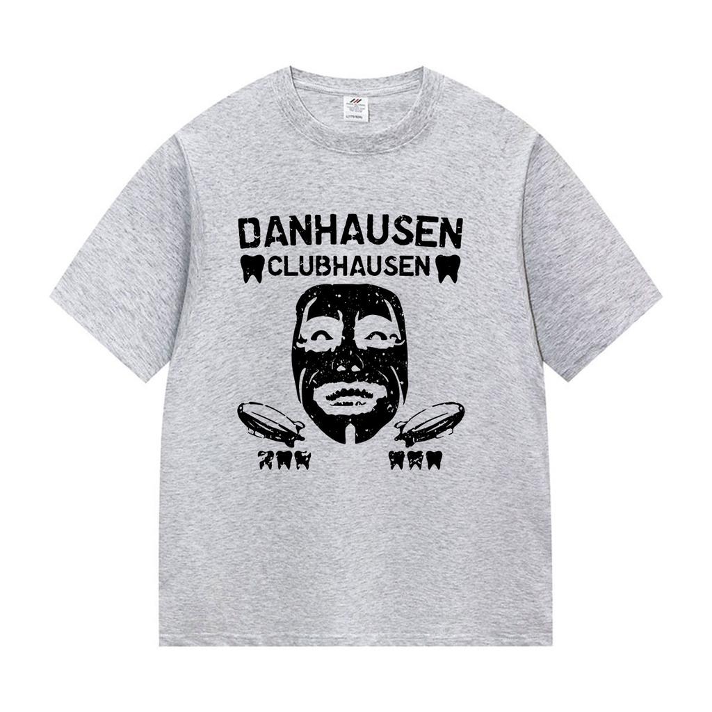 2026 Horký Danhausen Wrestler Potisk Tričko Pánské Hip Hop Vintage Bavlna Krátký Rukáv Tričko Punk Gotické Módní Oblečení Tričko