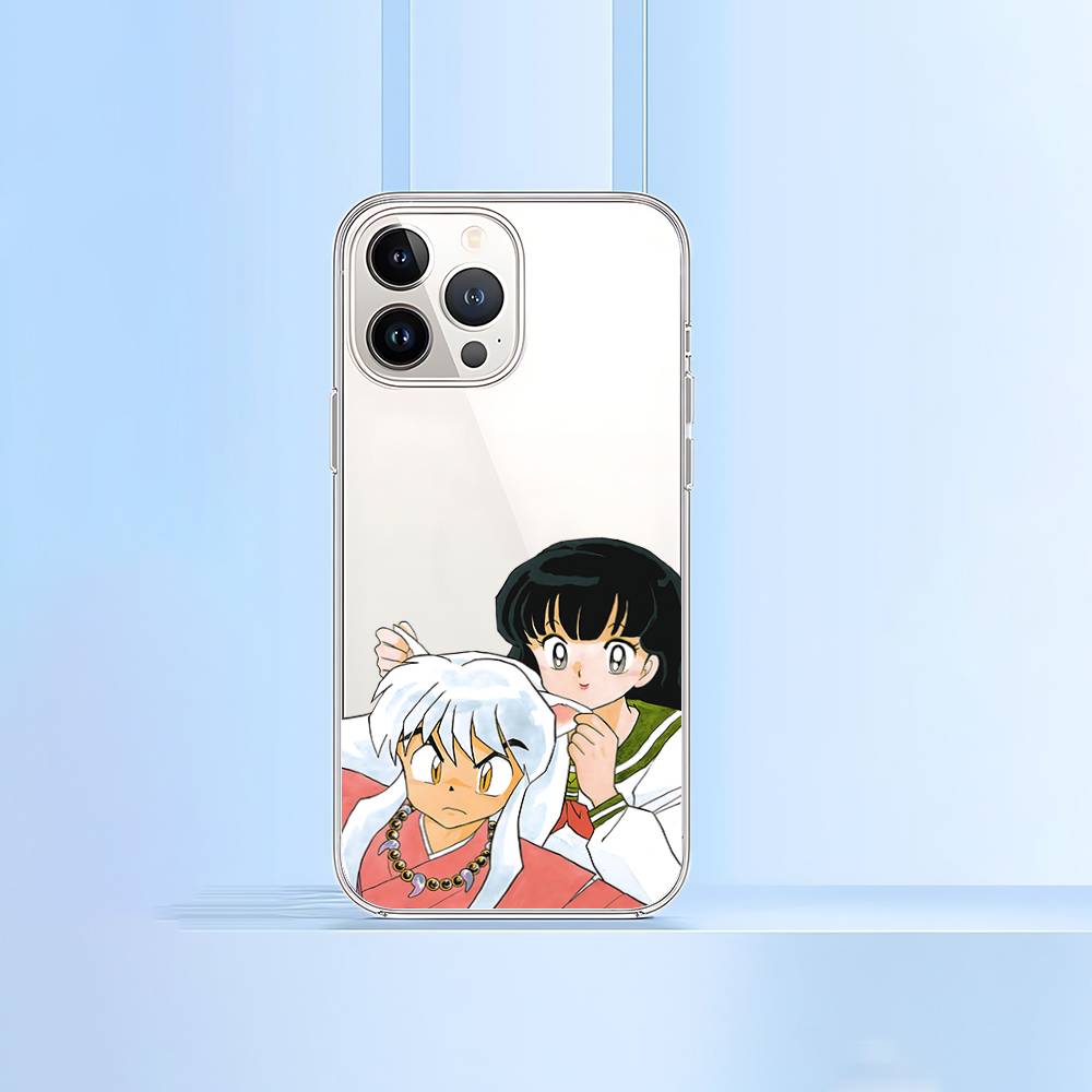 Anime I-Inuyasha Sesshoumaru Phone Case For IPhone 17 16 15 12 11 Pro Max 14 Plus 13 Mini Clear Cover Soft Funda