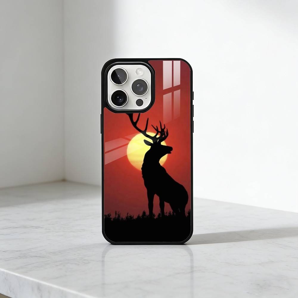 Lucky DEER Bless You Printing Phone Case For iPhone17,16,15,14,13 Plus,Pro Max Magnetic For Magsafe Wireless Charging