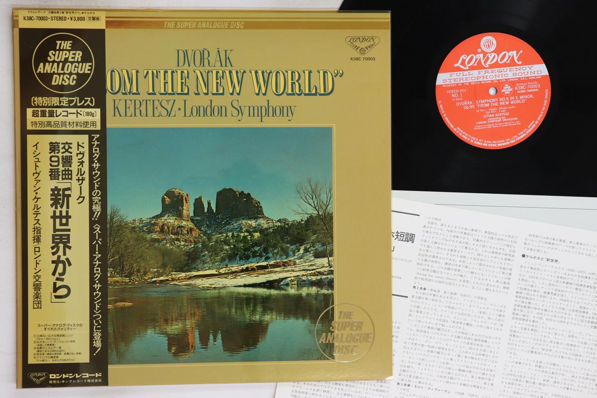 

LP Record LONDON SYMPHONY ORCHESTRA, ISTVAN K - Dvorak Symphony No.9 From The New W K38C70003 LONDON 1986 Japan Obi Classical Used