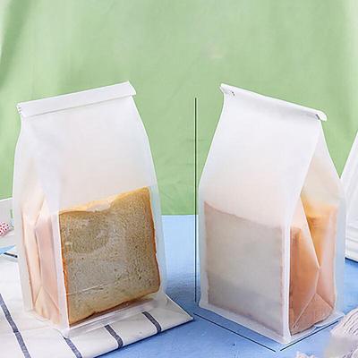 Changbaosen Pure White Medium Toast Bread Bags (100 Count)