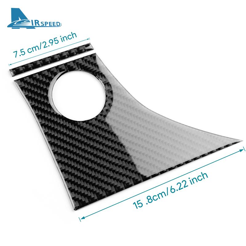 Real Soft Carbon Fiber For Toyota Camry 2018      2024 LHD RHD Car ignition Start Button Frame Interior Trim