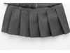Spring 2025 Women's European & American Style Belted Pleated Skirt