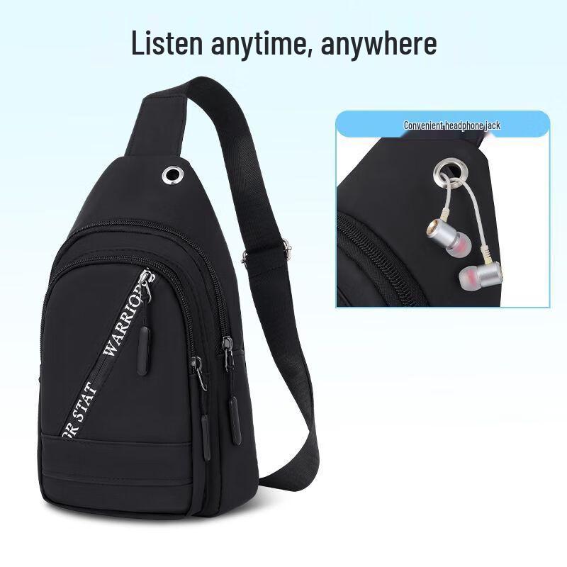 Warrior Canvas Crossbody Shoulder Bag