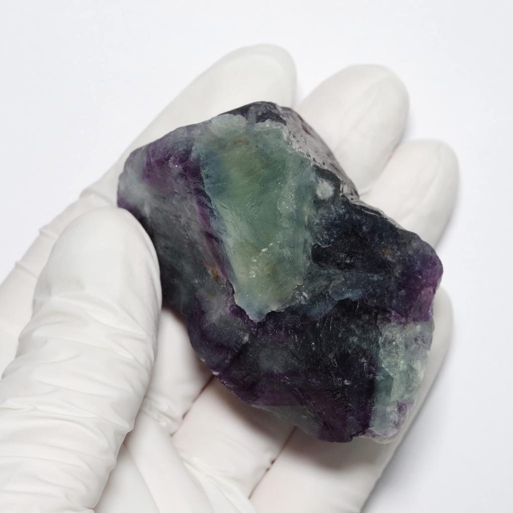 stone Natural mineral fluorite crystal rough 58x41x36mm [N2 Natural] / (11 "one-of-a-kind" stone approx. 129g, Origin China)