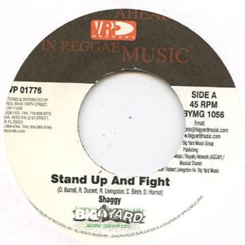 

7inch Record SHAGGY - Stand Up And Fight BYMG1056 VP 2004 US Reggae, Ska & Dub