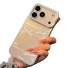 ins simple satin bow for Apple iPhone17Promax mobile phone case 16 color silver IMD women 15 sets